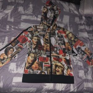 small jacket and speck iphone case